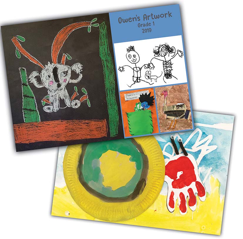 Children's art book - soft cover 36 pages