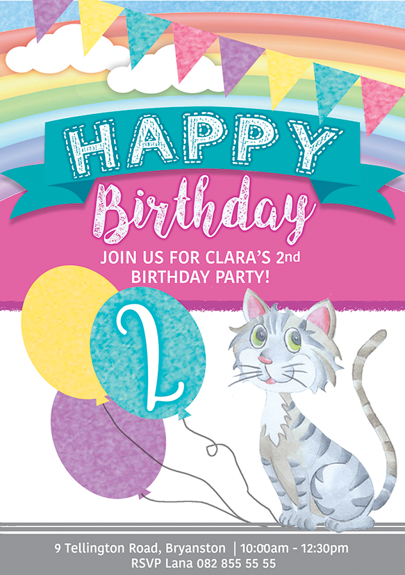 Kitty party invite for girls