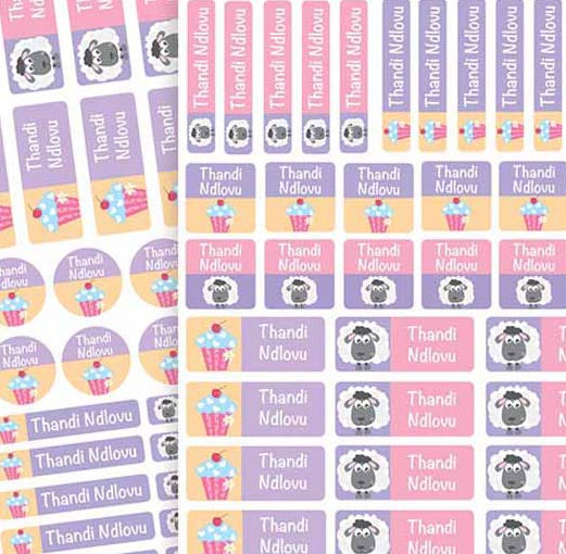 Nursery school pack (220 labels)