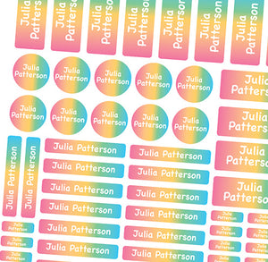 Rainbow sticker pack (220 labels)